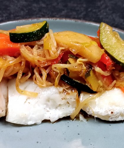 Potrawka z dorsza z warzywami