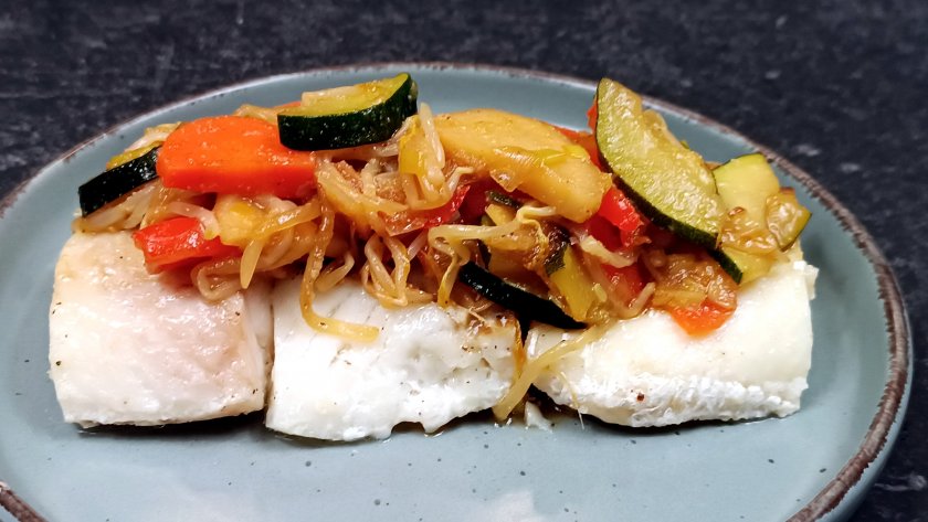 Potrawka z dorsza z warzywami